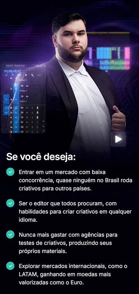 Criativo publicitário desenvolvido por Lukka Designer para tráfego pago
