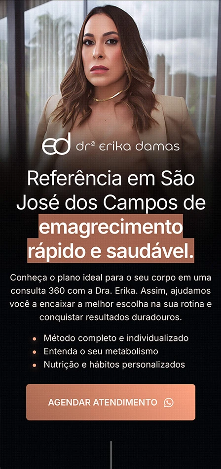 Página de vendas da Dra Erika com design estratégico para conversão para estética