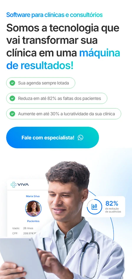 Projeto Viva com landing page de alta conversão para clinica médica